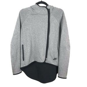 Nike Gray Tech Fleece Cape Hoodie Jogger Jacket S